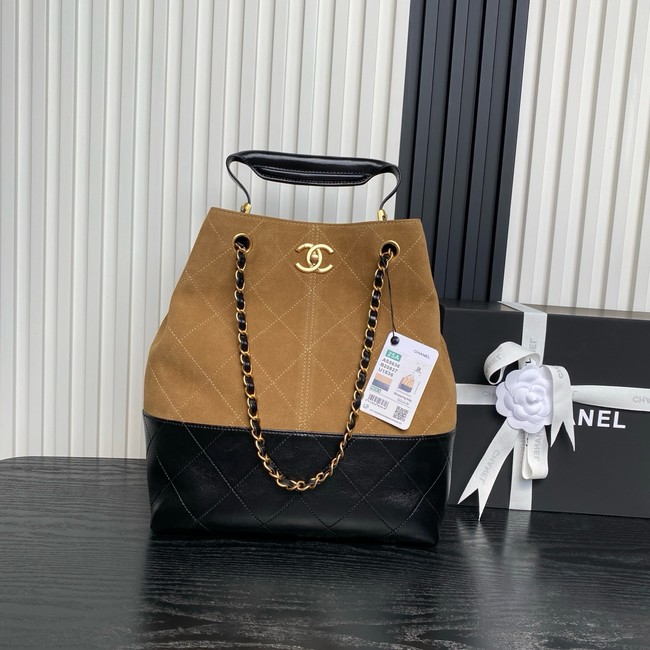 CHANEL Shopping Bag AS5636 Black&Brown