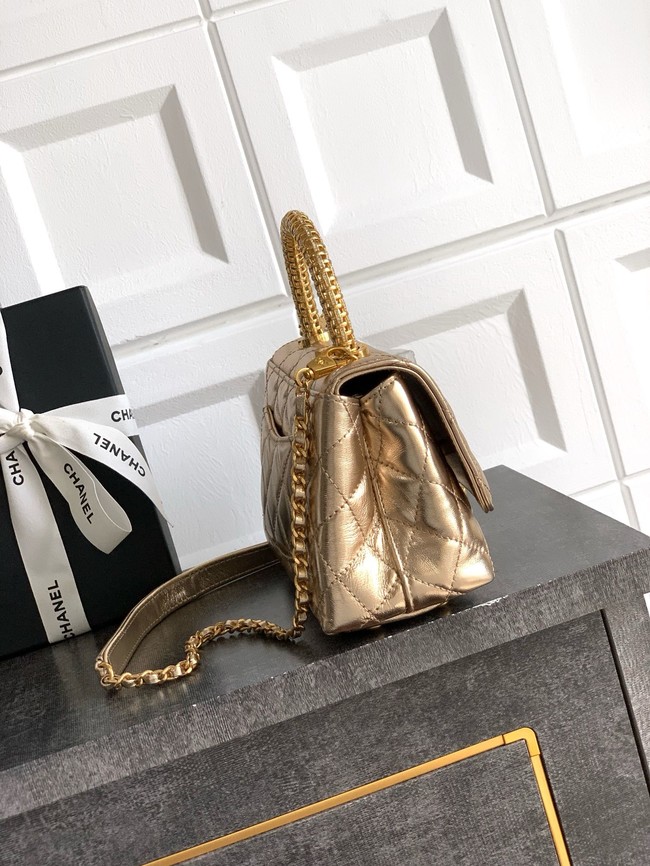 Chanel FLAP BAG WITH TOP HANDLE 92990-18