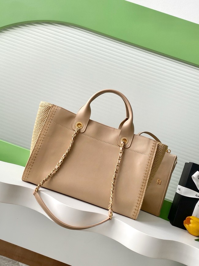 Chanel LARGE SHOPPING BAG Sheepskin A66941 Apricot