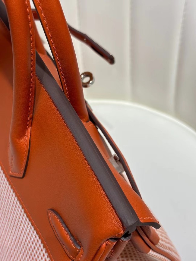 Hermes Birkin Bag togo Leather&Canvas 77886-1 