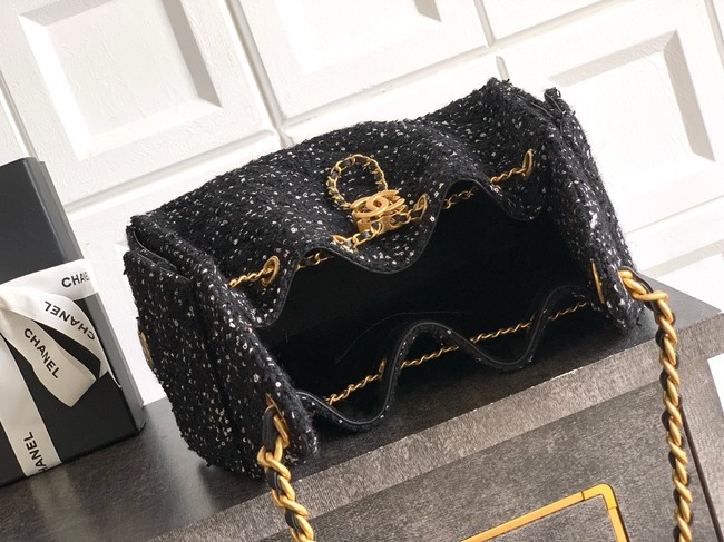 CHANEL 25 SMALL HANDBAG AS5293 black