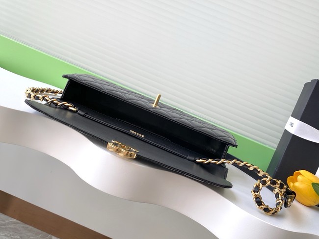 CHANEL Large Flap Bag AS5642 black