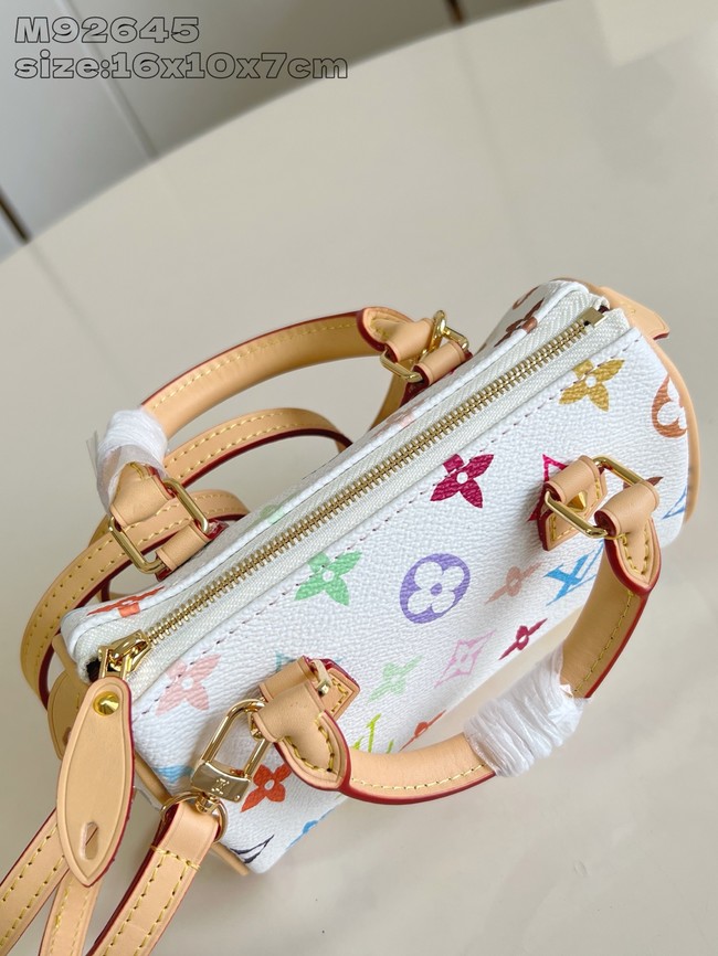 Louis Vuitton NEW Nano Speedy M92645 white