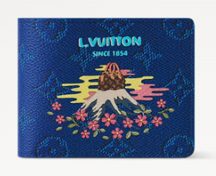 Louis Vuitton NEW Slender Wallet M15326 blue