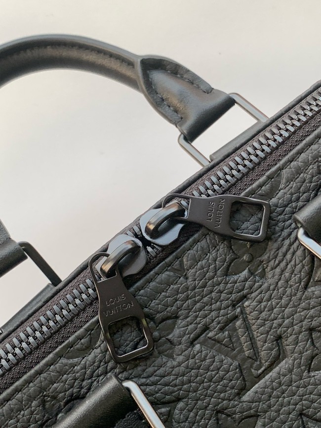 Louis Vuitton Monogram Empreinte Keepall Bandouliere 35 M46655 black