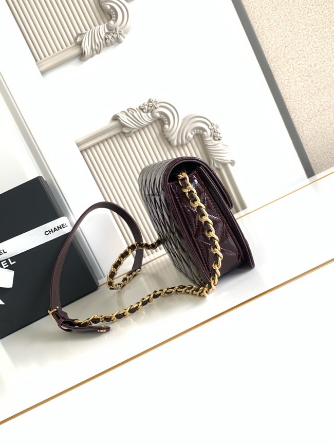 CHANEL Medium Flap Bag AS5618 Dark Brown