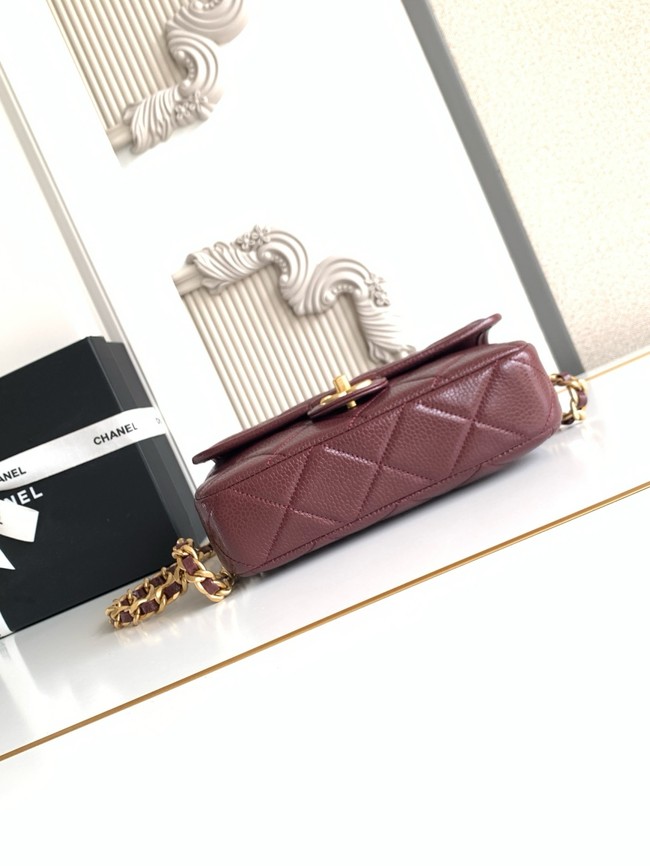 CHANEL Mini Flap Bag AP5147 burgundy