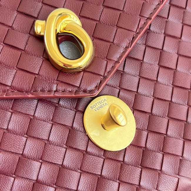 Bottega Veneta Knot Lock 817191 burgundy
