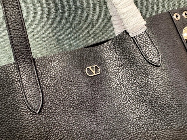 VALENTINO VLOGO calfskin Shoulder Bag 3177 dark brown