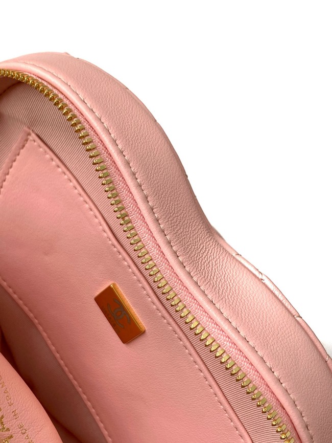 CHANEL Heart Bag AS5764 pink
