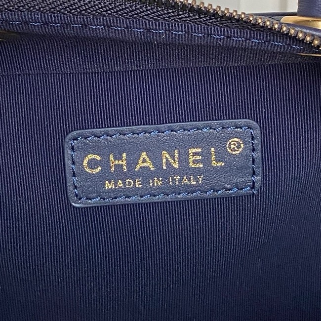 Chanel Mini Bowling Bag AS5572 Dark Blue
