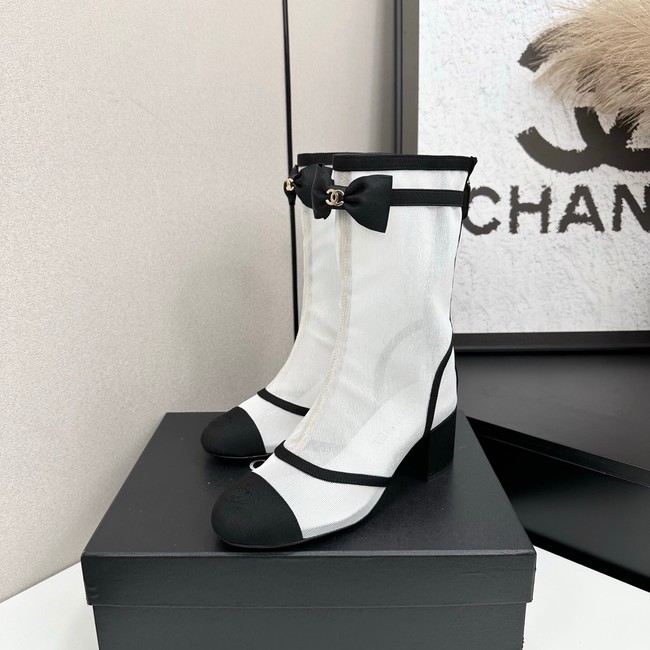 Chanel Mesh and brocade Ankle boots 45008-1
