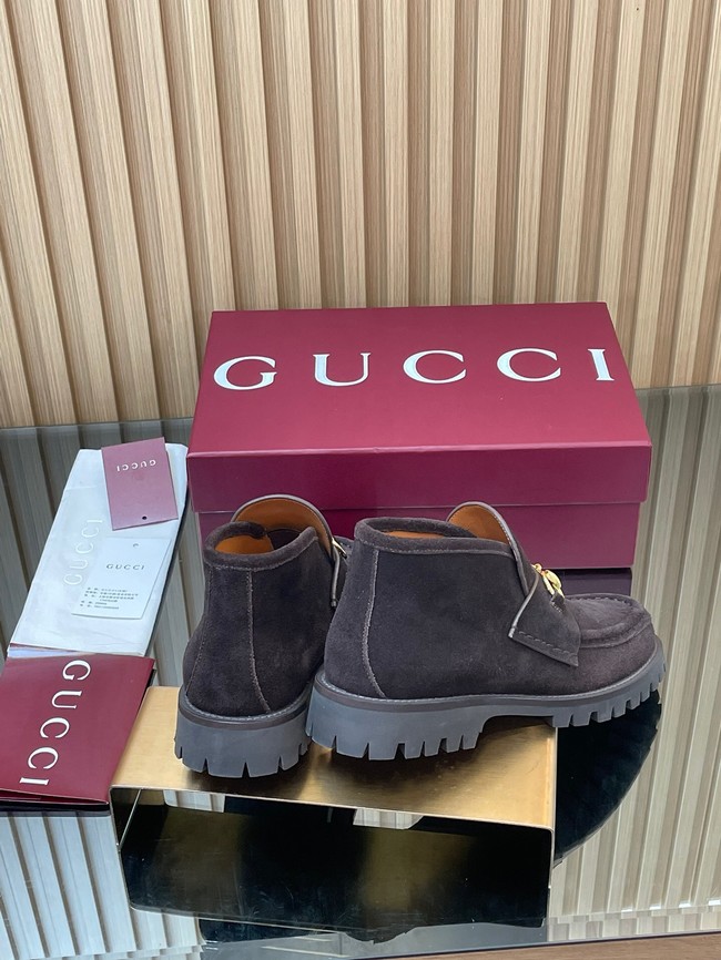 Gucci Womens Horsebit ankle boot 45020-3