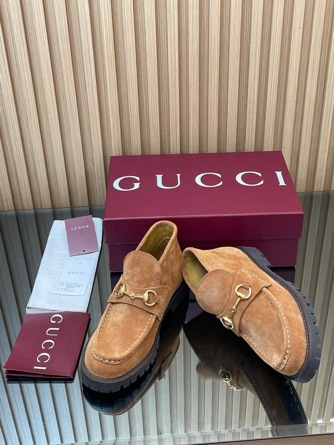 Gucci Womens Horsebit ankle boot 45020-6