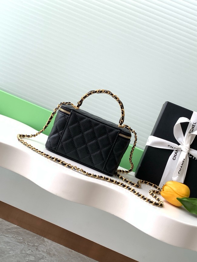 CHANEL Classic Small Vanity with Chain AP4799 black