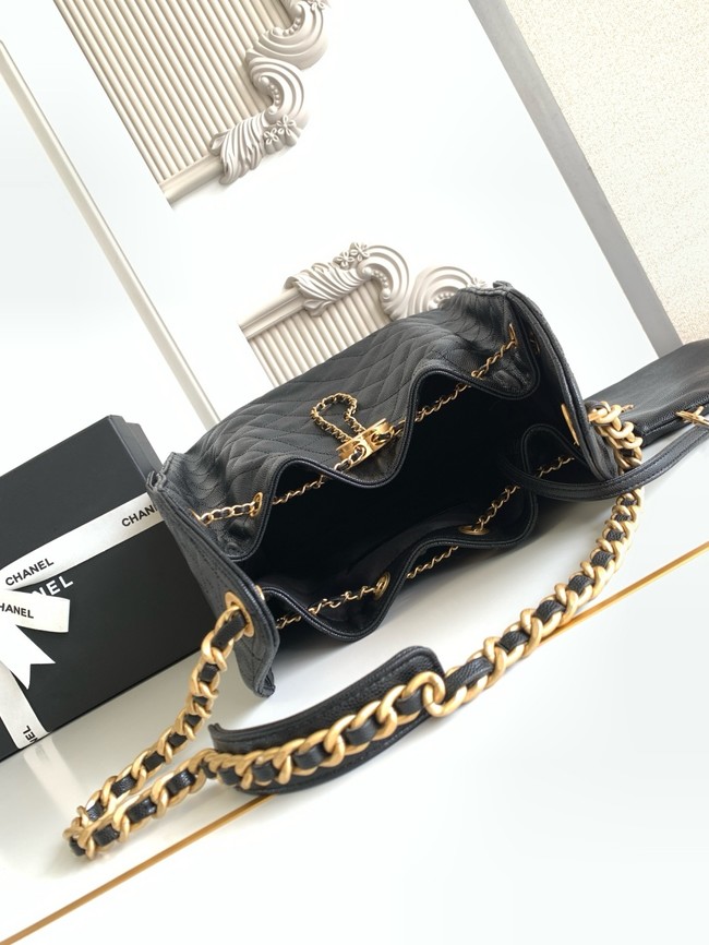 CHANEL 25 Medium Handbag AS5311 black