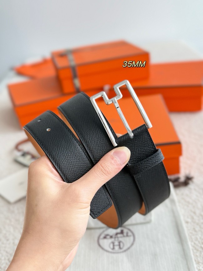 Hermes Epsom calfskin leather belt 66007