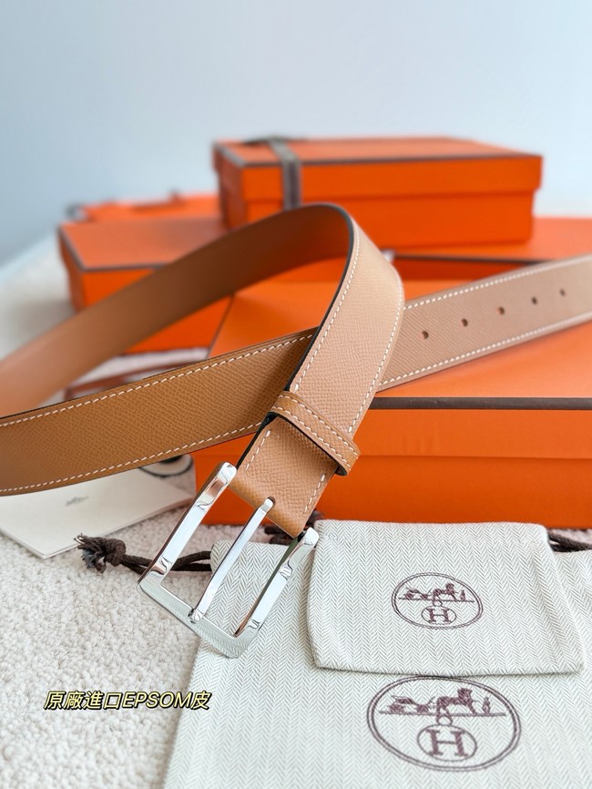 Hermes Epsom calfskin leather belt 66028
