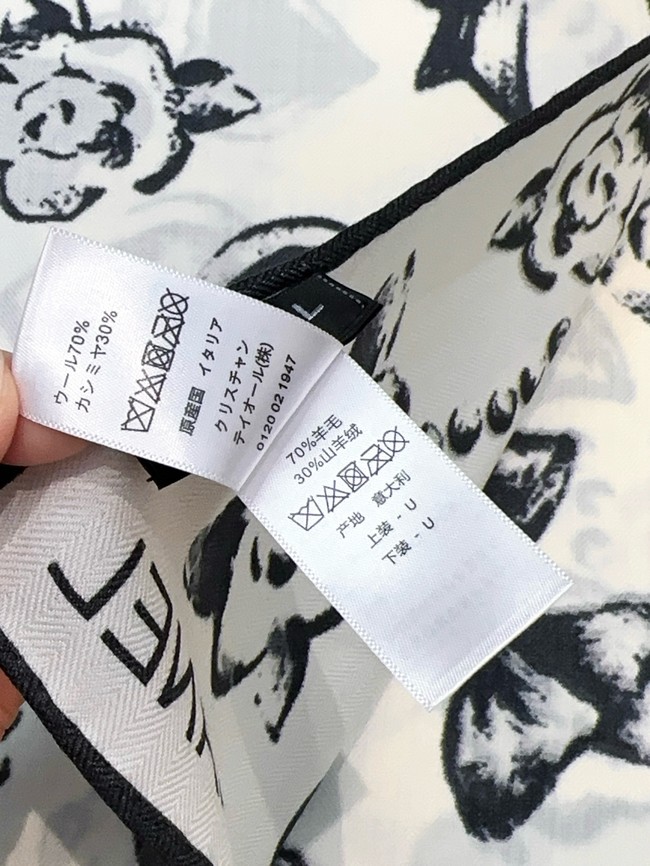 Chanel Square Scarf Silk Jacquard XT263 