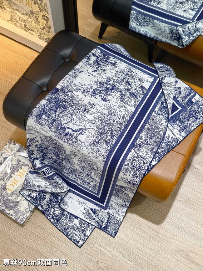 Dior Shawl Cashmere and Silk Jacquard KY090