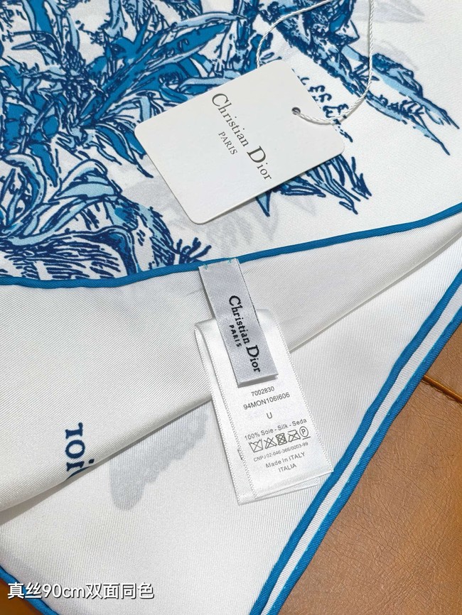 Dior Silk Twill Square Scarf KY076