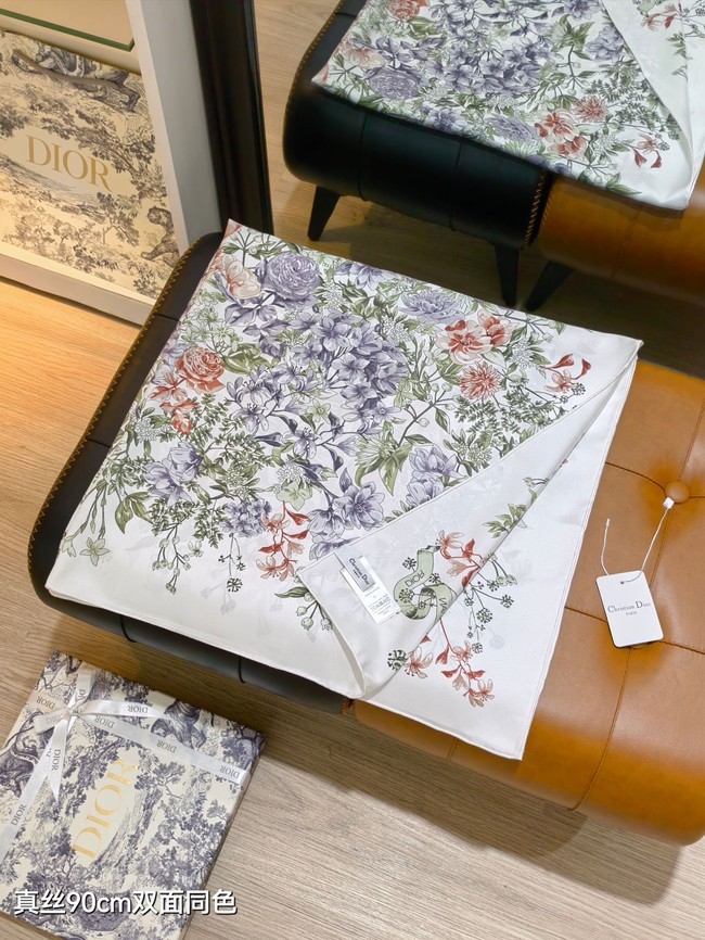 Dior Silk Twill Square Scarf KY074