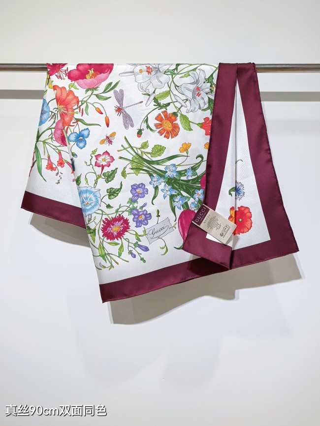 Gucci Shawl Cashmere and Silk Jacquard KY116