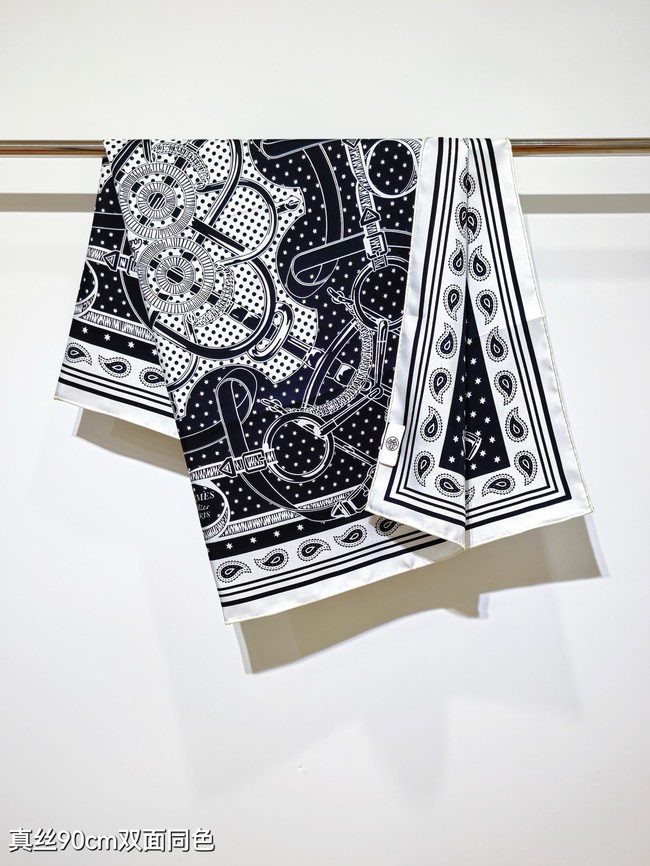 Hermes Shawl Cashmere and Silk Jacquard KY098