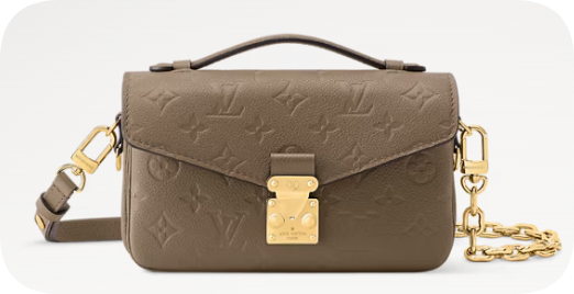 Louis Vuitton NEW Pochette Metis East West M25910 Smoke
