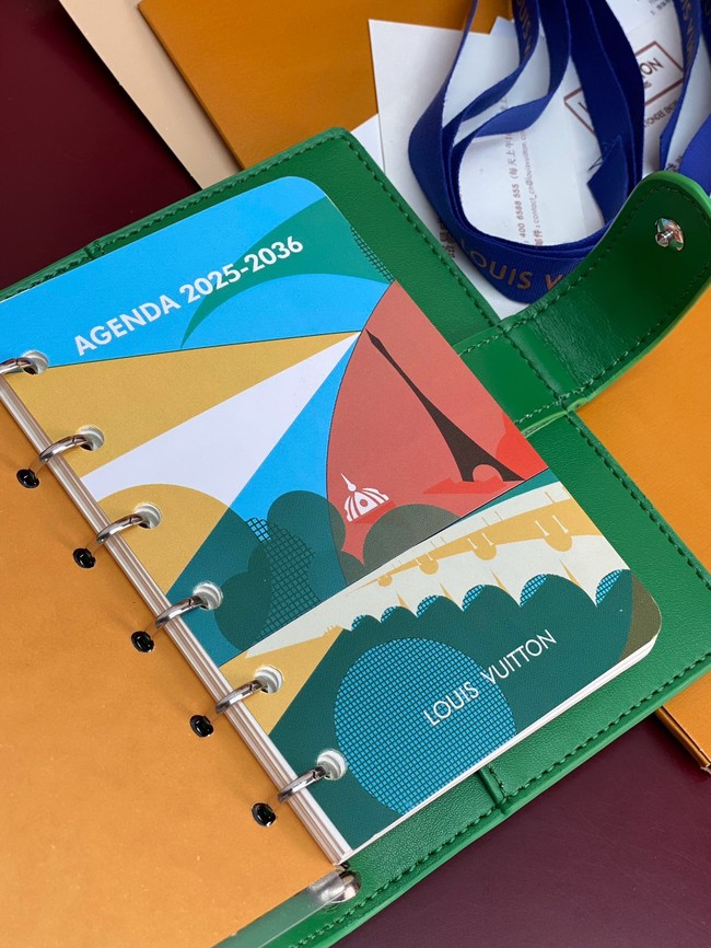 Louis Vuitton Small Ring Agenda Cover CUSTOMIZABLE R20005-1