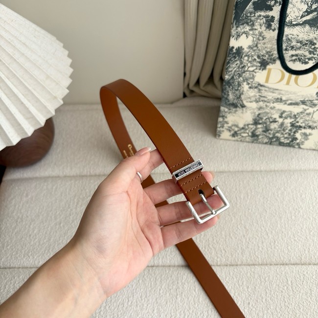 Dior Night Code Belt mooth Calfskin 25 MM B0163