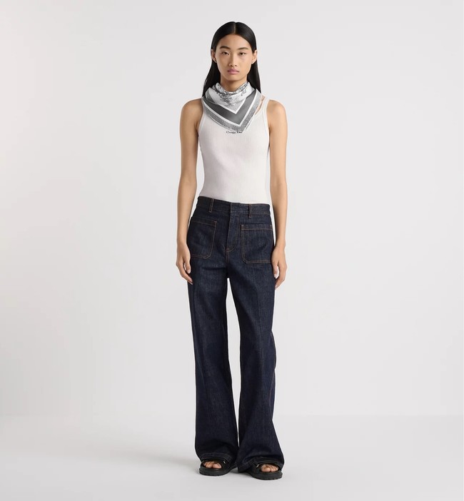 Dior 90 Square Scarf Silk Twill KY150