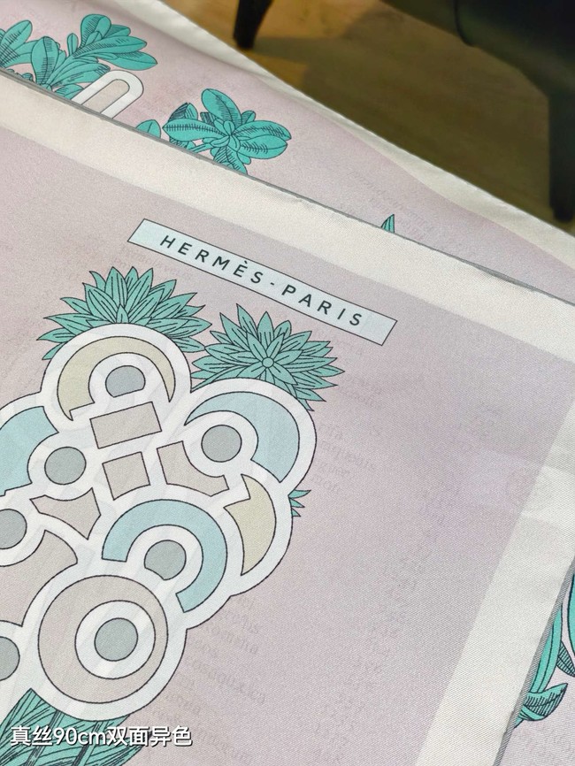 Hermes 90 Square Scarf Silk Twill KY160