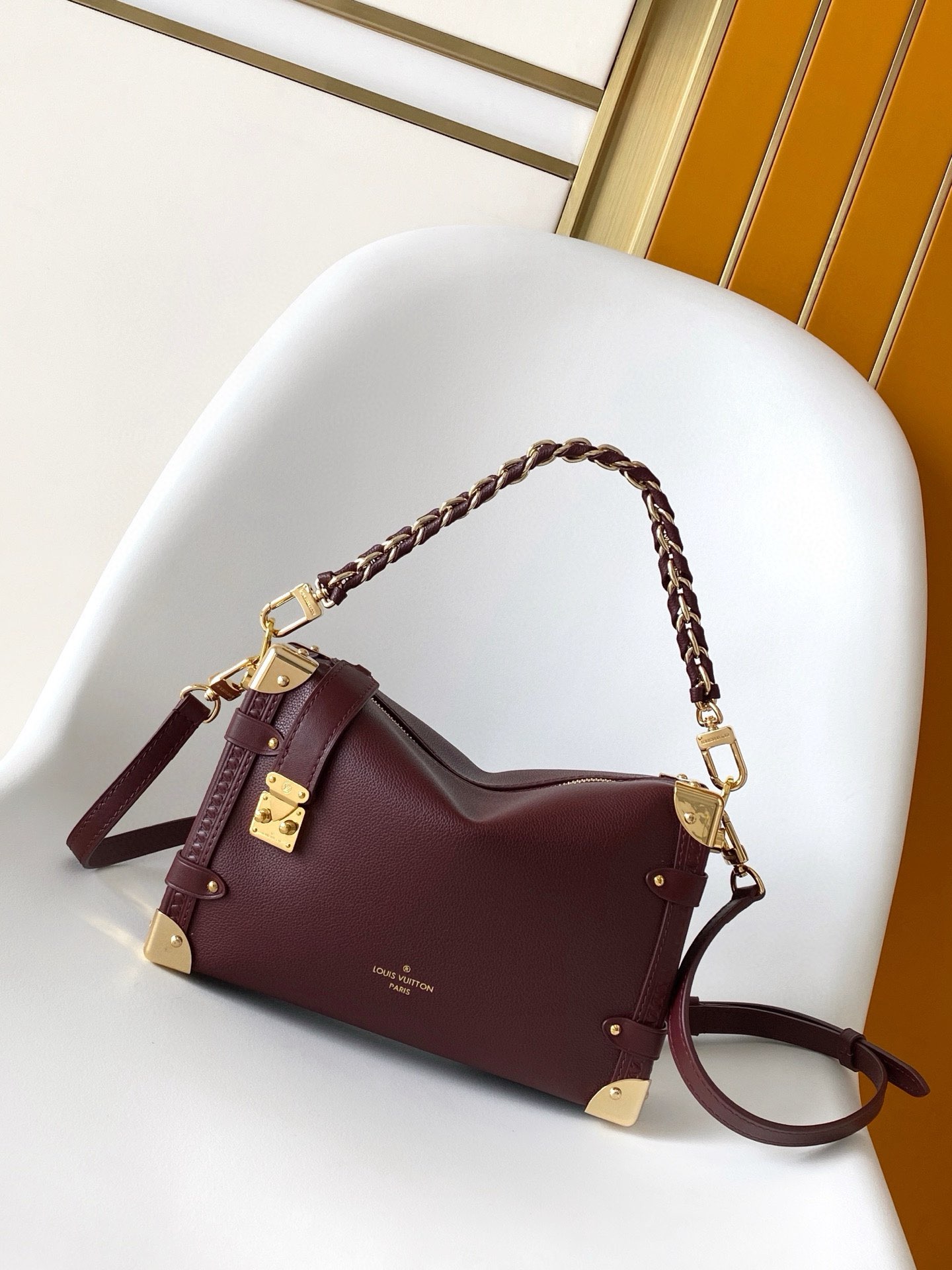 Louis Vuitton Monogram Original Leather Bag M25669 Wine