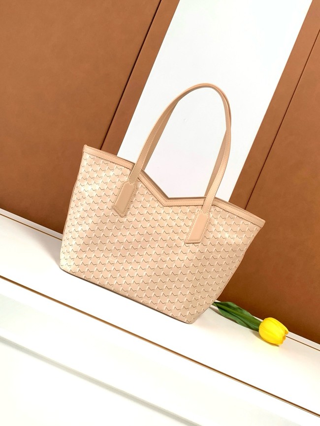 Goyard Calfskin Leather Tote Bag PM M8003 Nude