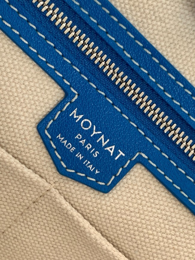 Goyard Calfskin Leather Tote Bag PM M8003 blue