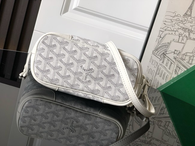 Goyard Calfskin Leather Tote Bag PM 00249 white