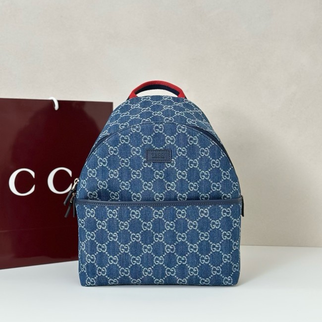 Gucci Childrens GG backpack 782708 blue