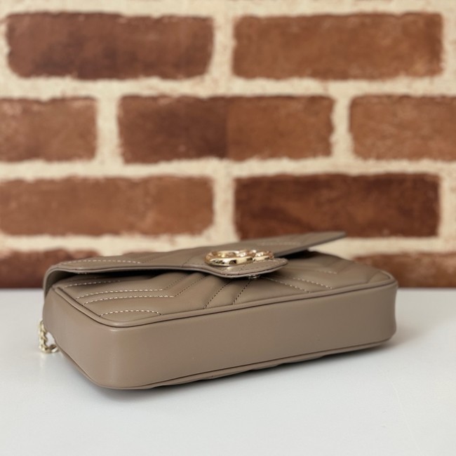 Gucci GG Marmont small shoulder bag 751526 Dusty pink