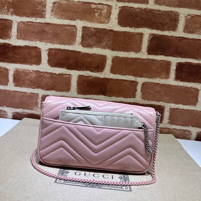 Gucci GG Marmont small shoulder bag 751526 pink
