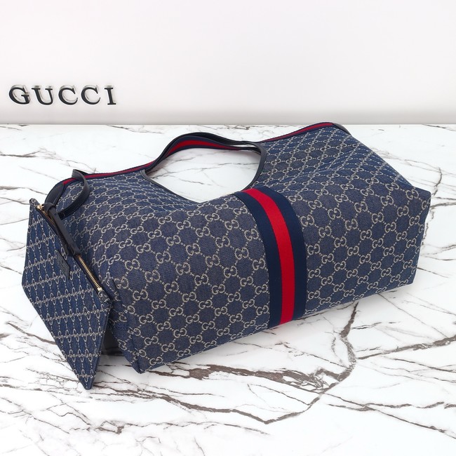 Gucci Giglio large tote bag 853971 Variation blue 