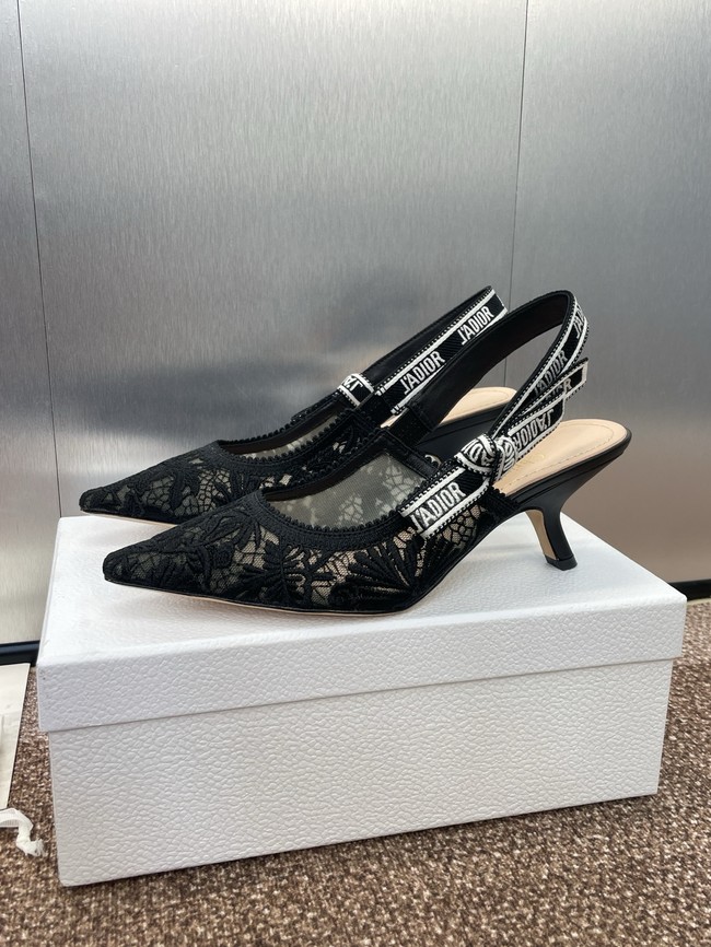 JAdior Slingback Pump Cotton Embroidered KCV367DLN-5