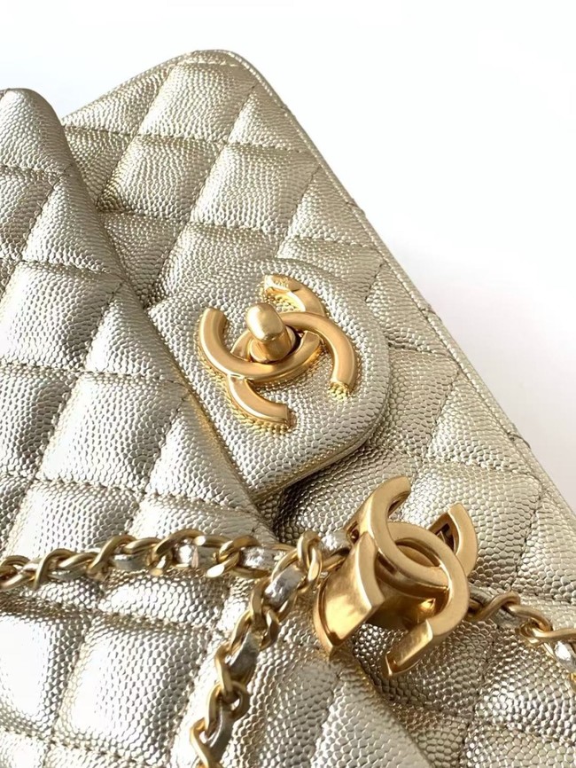 CHANEL mini Flap Bag  AS5759 light gold