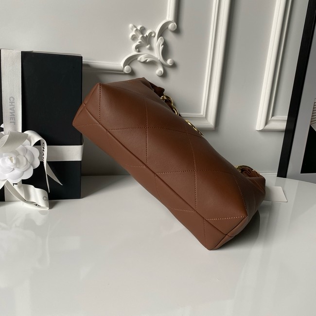 Chanel Hobo Handbag AS5837 tan