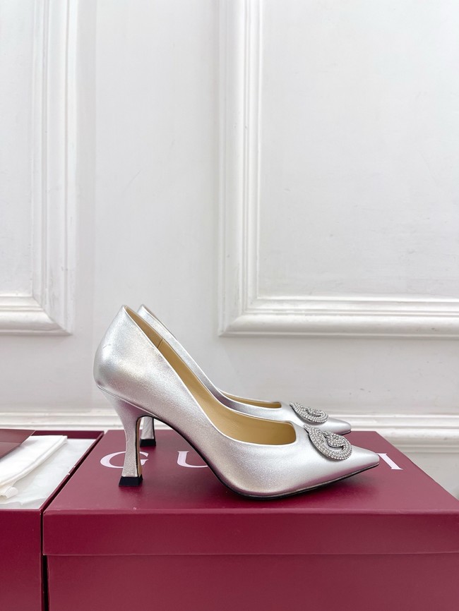 Gucci Womens pump with crystal Interlocking G 852995 -6