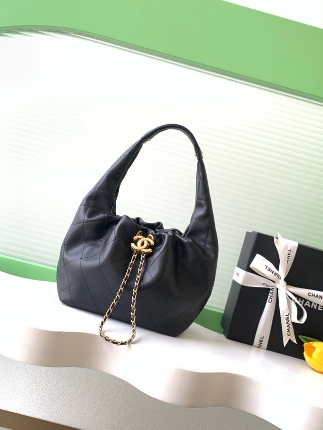 CHANEL Hobo Handbag AS5976 black