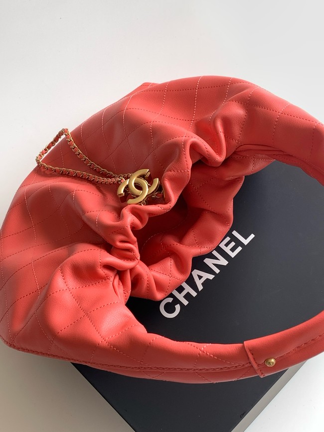 CHANEL Large Hobo Bag AS5967 red
