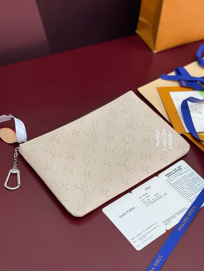 Louis Vuitton NEW Key Pouch M M27109 Apricot