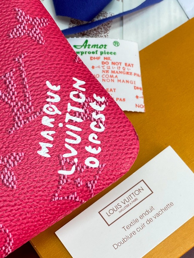 Louis Vuitton NEW Key Pouch S M27141 rose