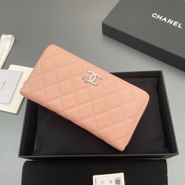 Chanel Classic Zipped Wallet 3726 pink